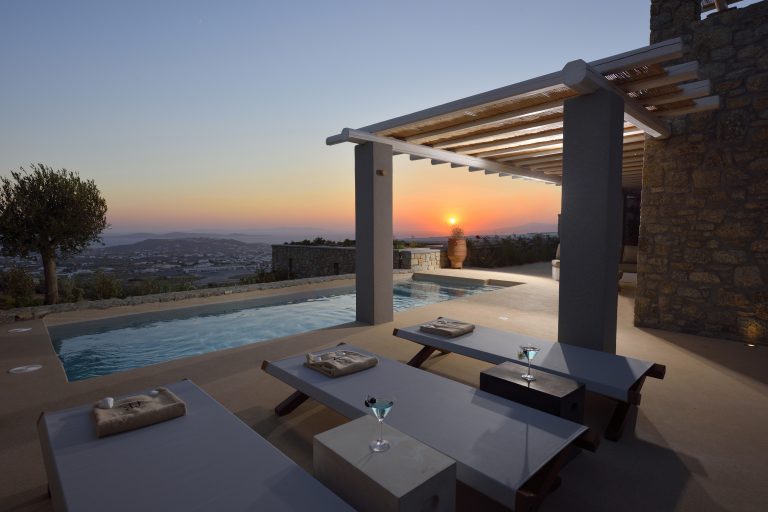 Villa Vitis in Kounoupas Hill, Mykonos available by Presidence