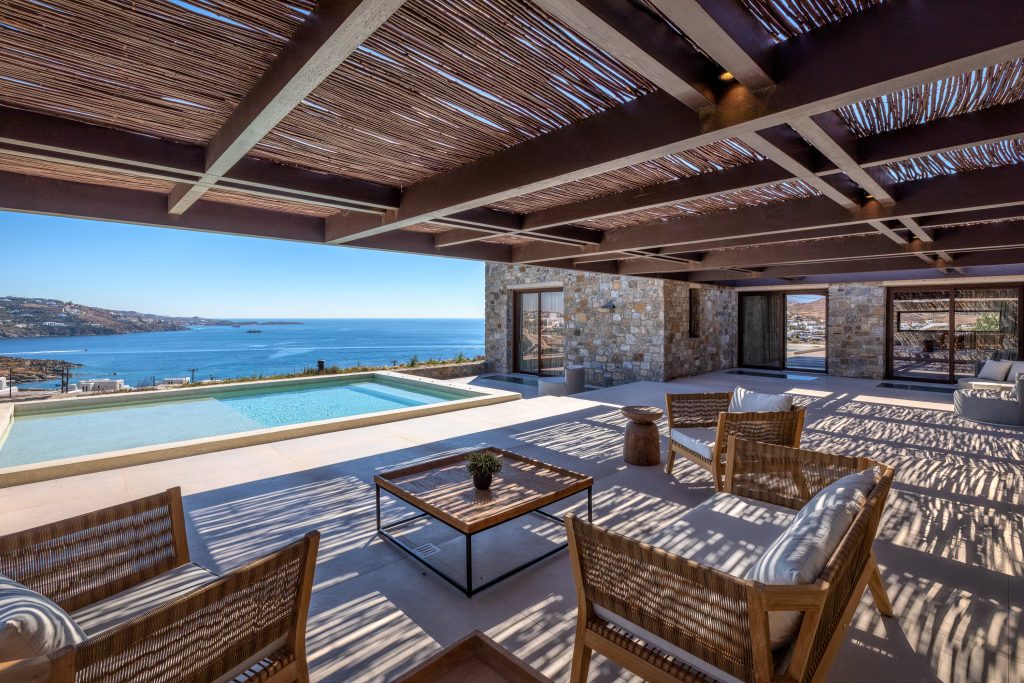 Villa Verdant in Aleomandra-mykonos available for rent by Presidence