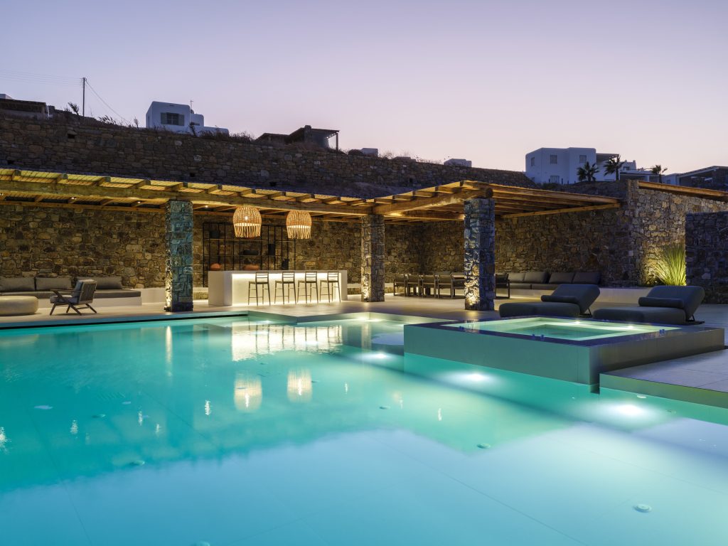 Villa Cielo Blu in Mykonos available for rent by Presidence