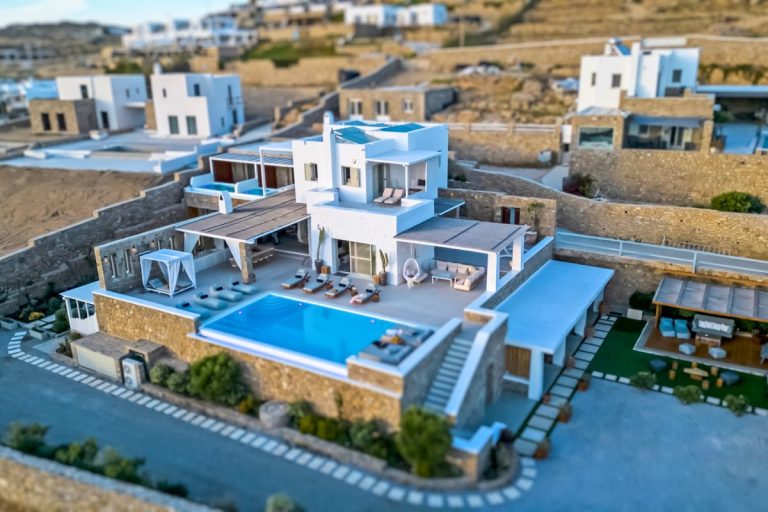 Villa La Luna in Faros, Mykonos available by Presidence