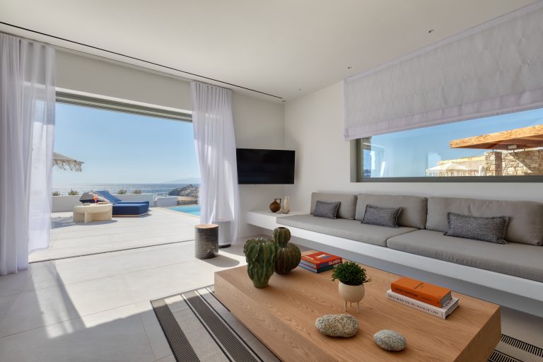 Villa Celmara in Aleomandra, Mykonos available by Presidence