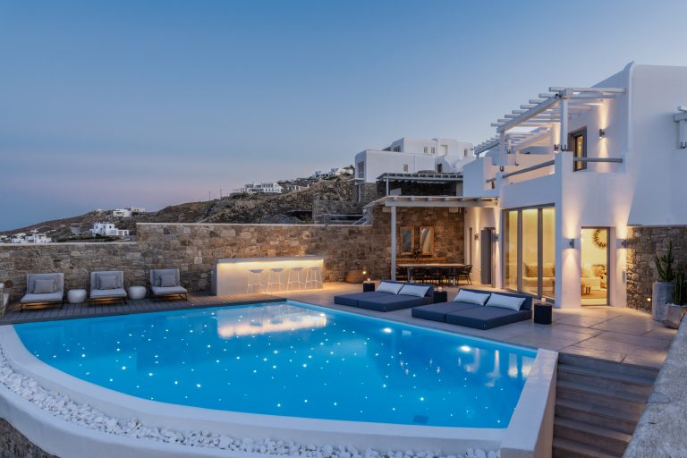 Villa Theia in Korfos, Mykonos available by Presidence