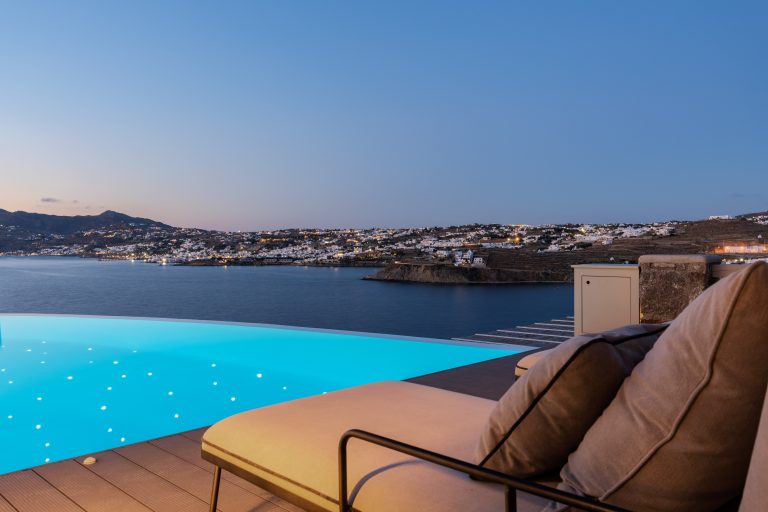 Villa Theia in Korfos, Mykonos available by Presidence
