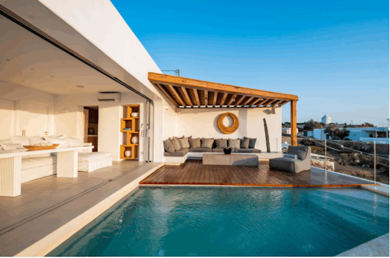 Villa Nuvia in Chora, Mykonos available by Presidence