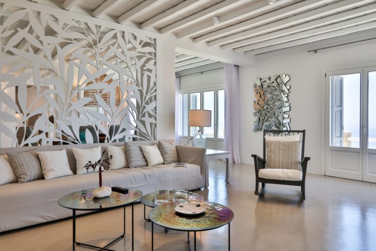 Villa Vistalon in Faros, Mykonos available by Presidence