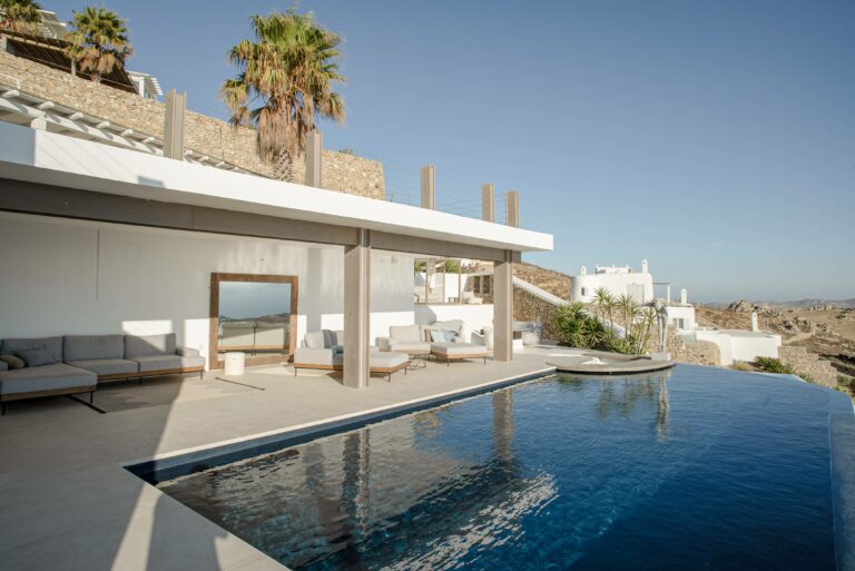 Villa Elie in Fanari, Mykonos available by Presidence